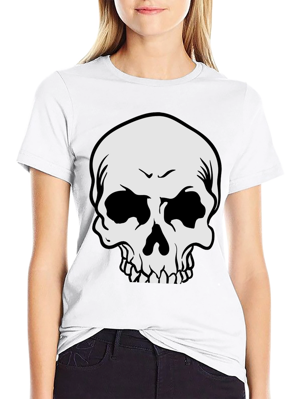 Skull Graphic Black T-Shirt