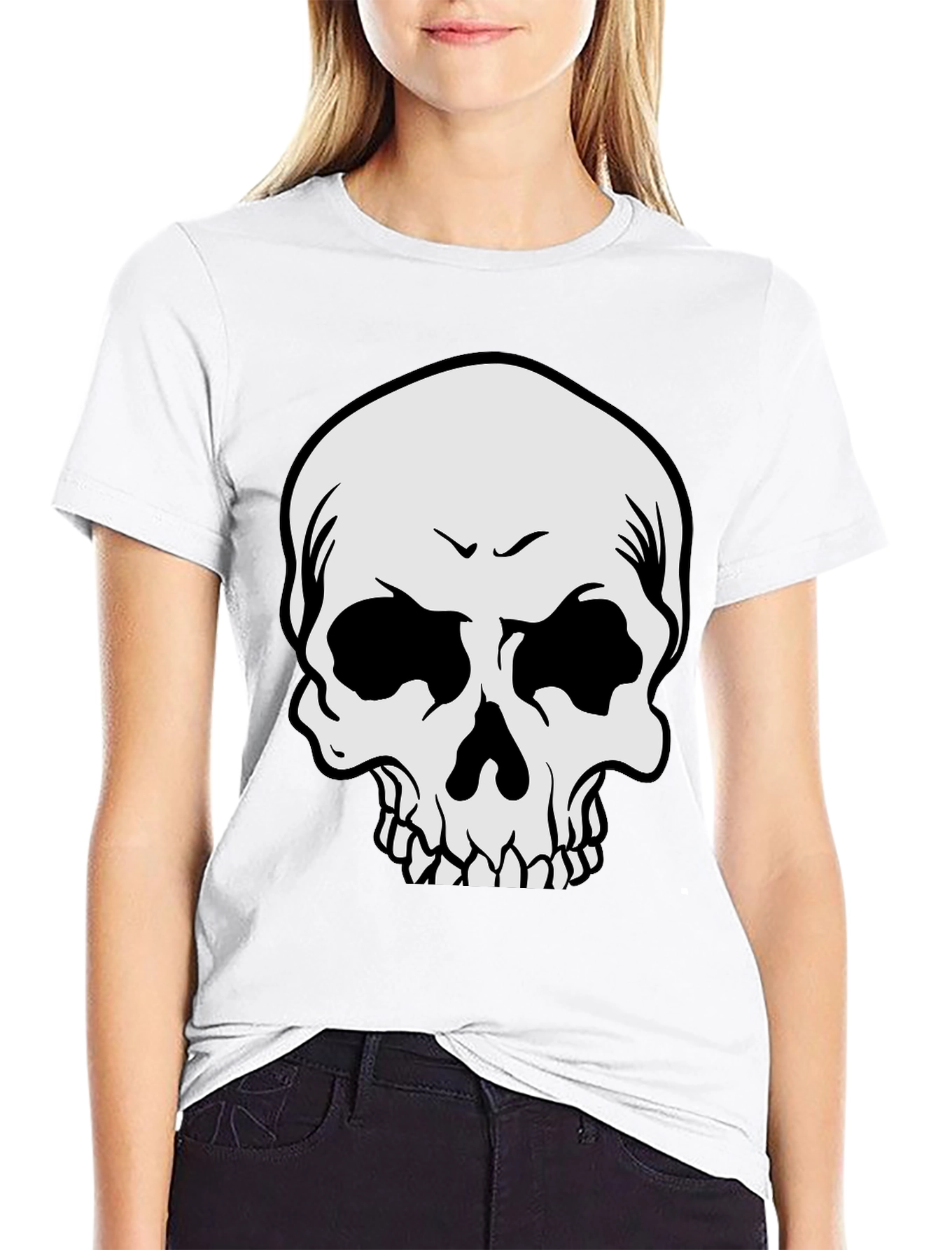 Skull Graphic Black T-Shirt