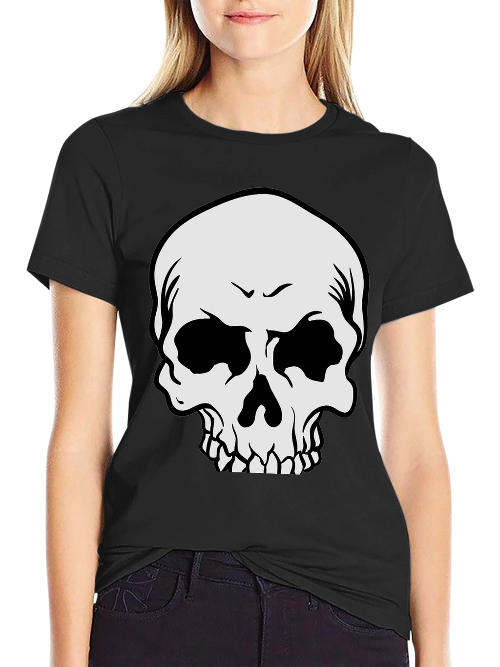 Skull Graphic Black T-Shirt