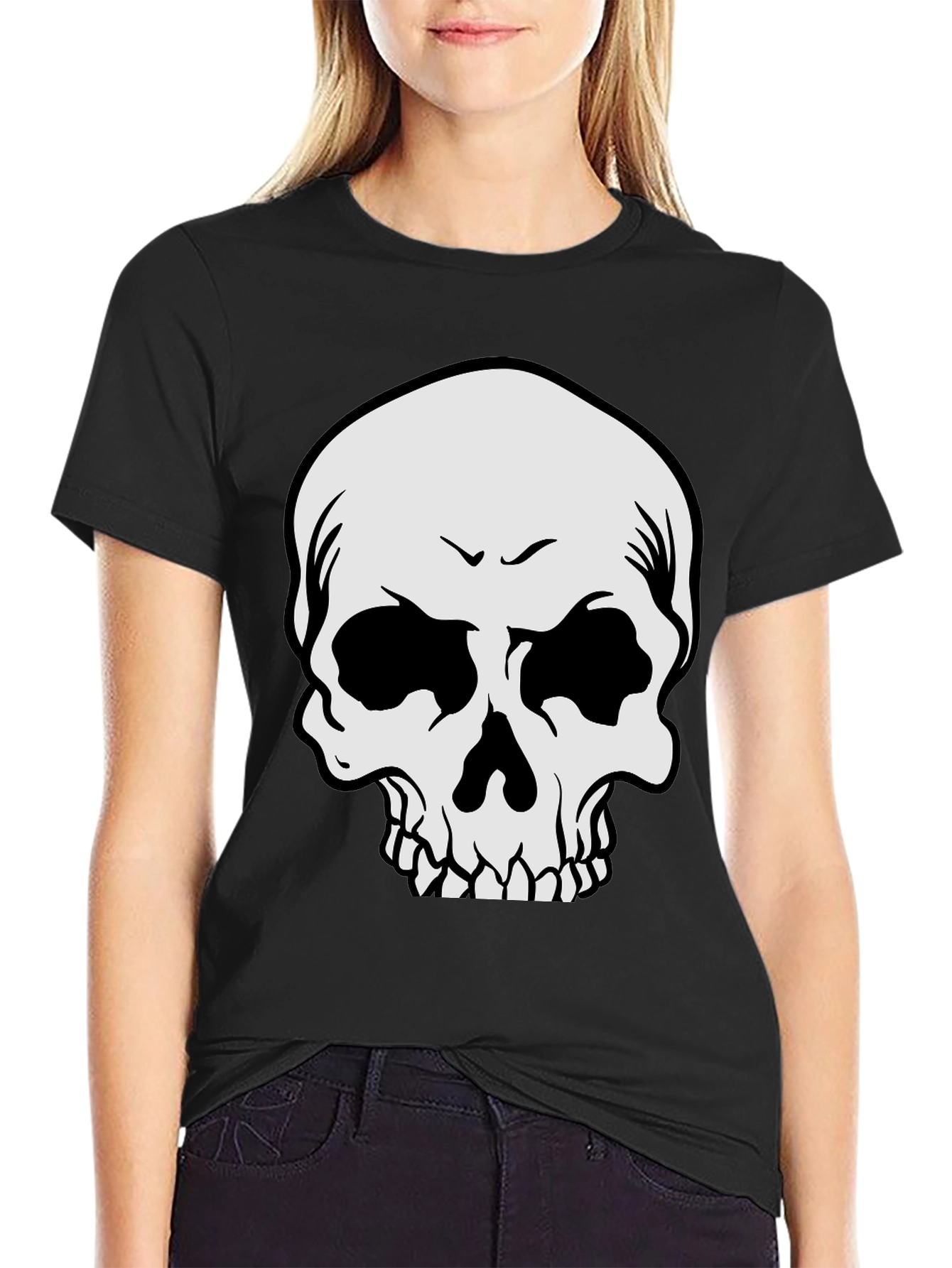 Skull Graphic Black T-Shirt