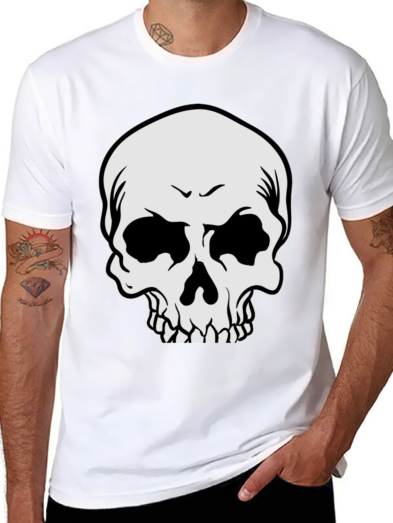 Skull Graphic Black T-Shirt
