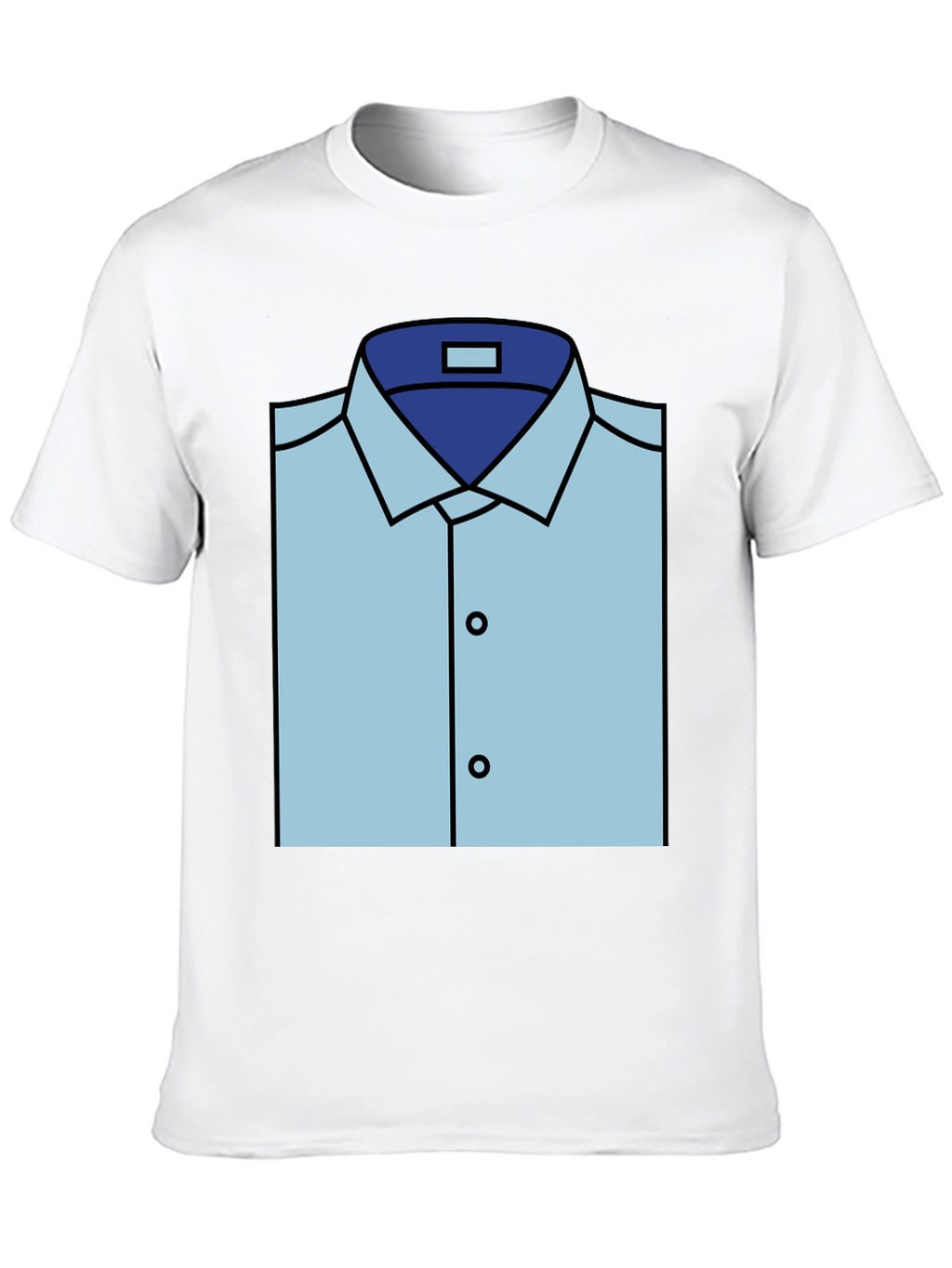 Novelty Dress Shirt Graphic Tee