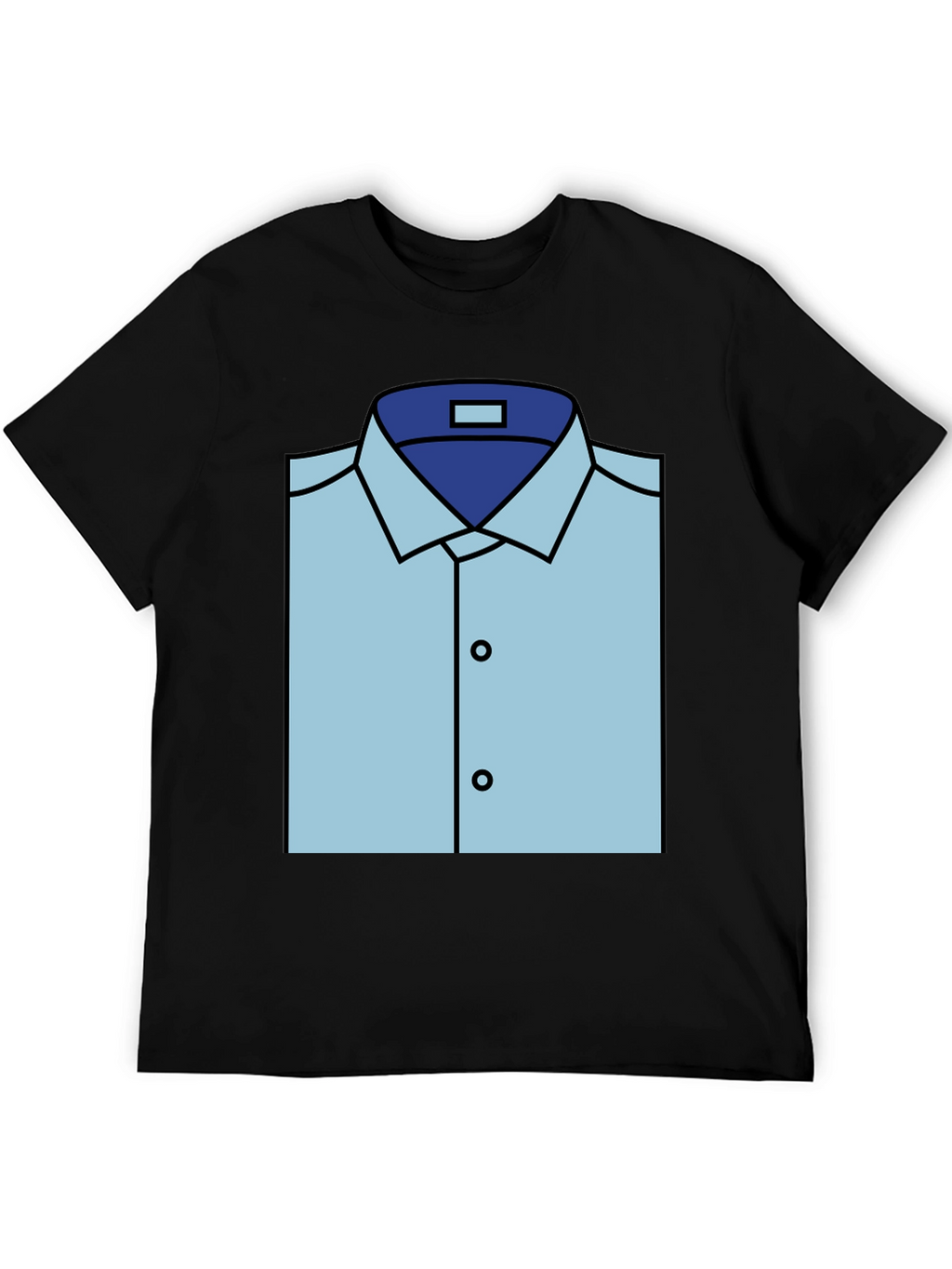 Novelty Dress Shirt Graphic Tee
