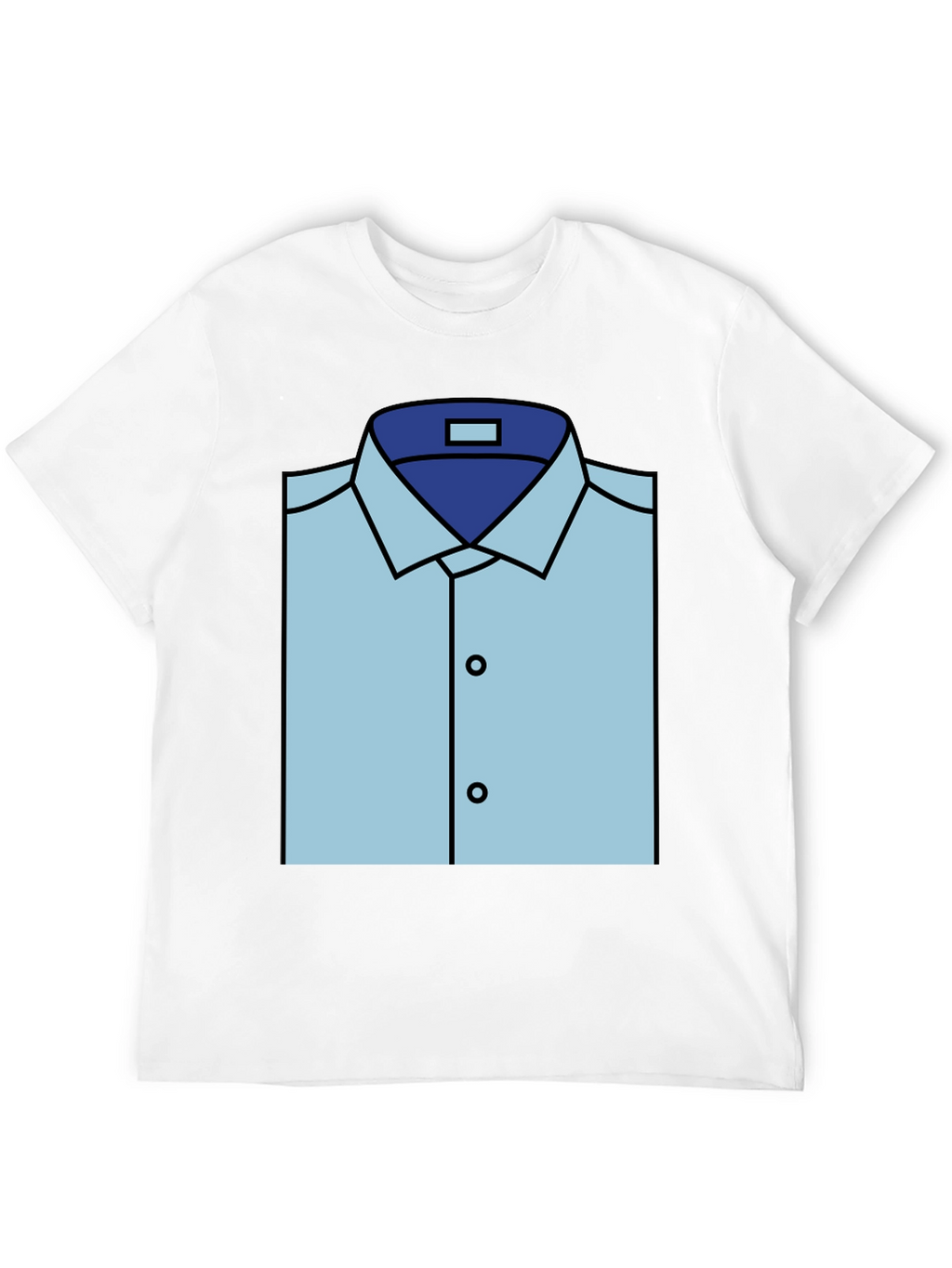 Novelty Dress Shirt Graphic Tee
