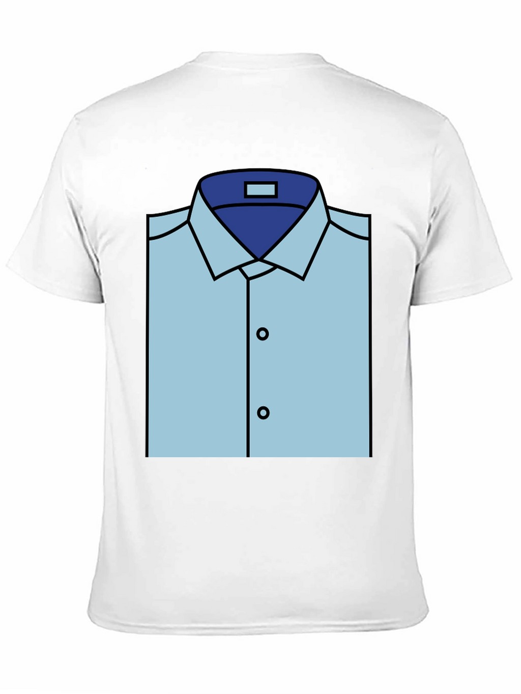 Novelty Dress Shirt Graphic Tee