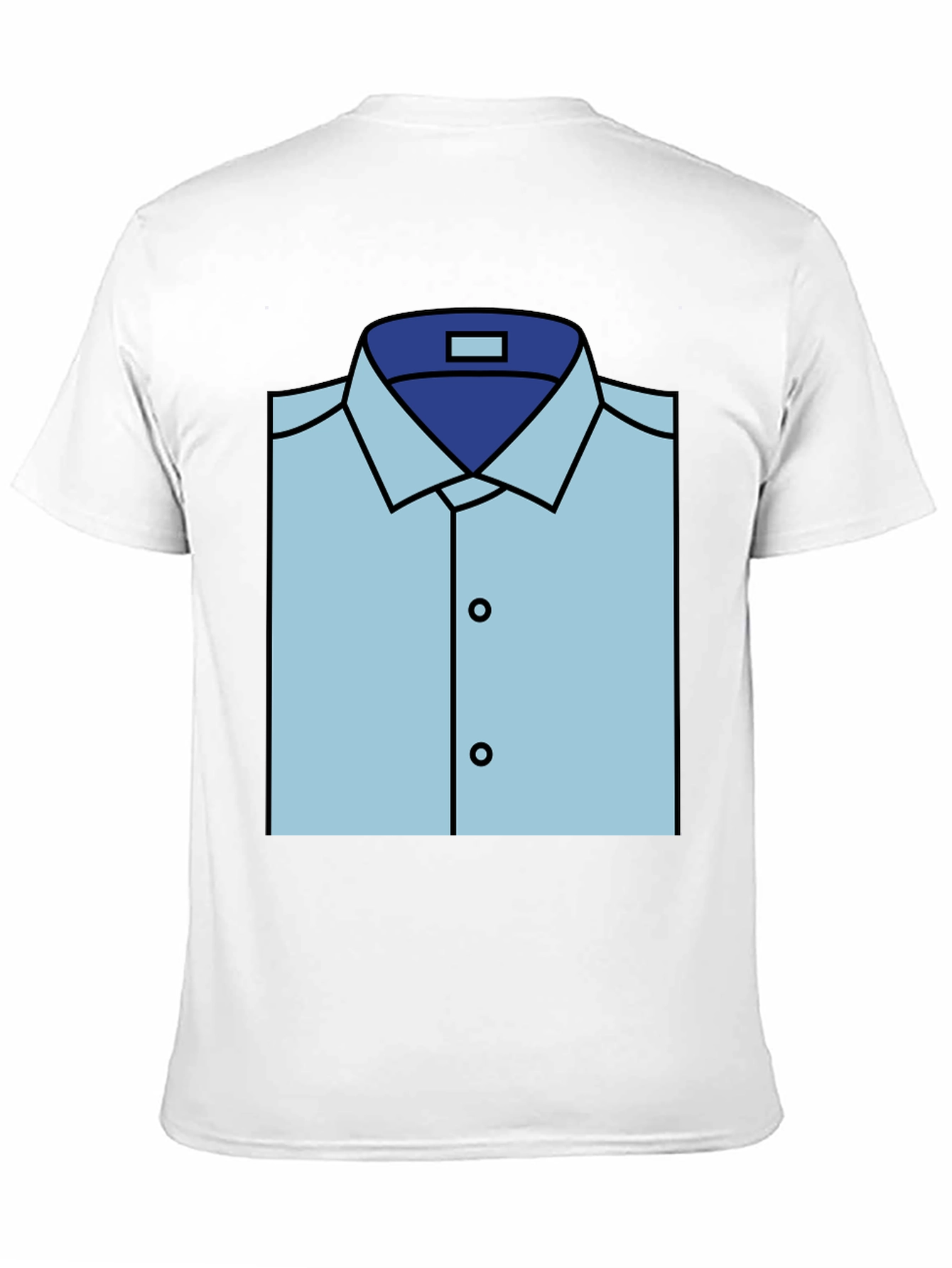 Novelty Dress Shirt Graphic Tee