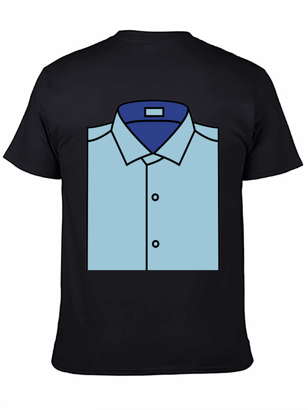 Novelty Dress Shirt Graphic Tee