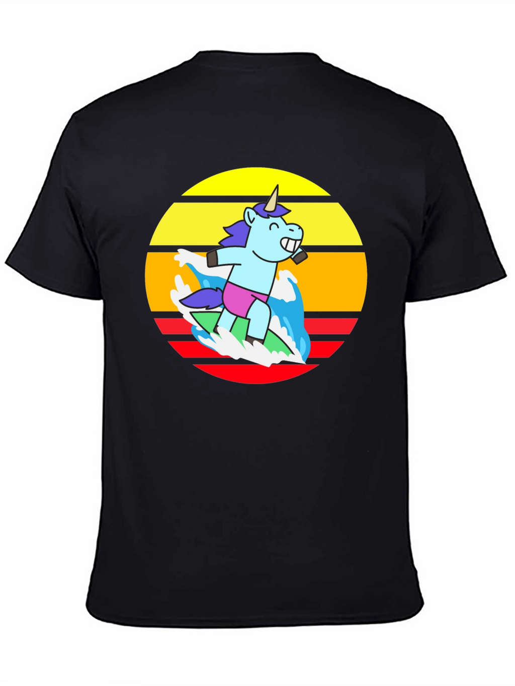 Surfing Unicorn Graphic Tee