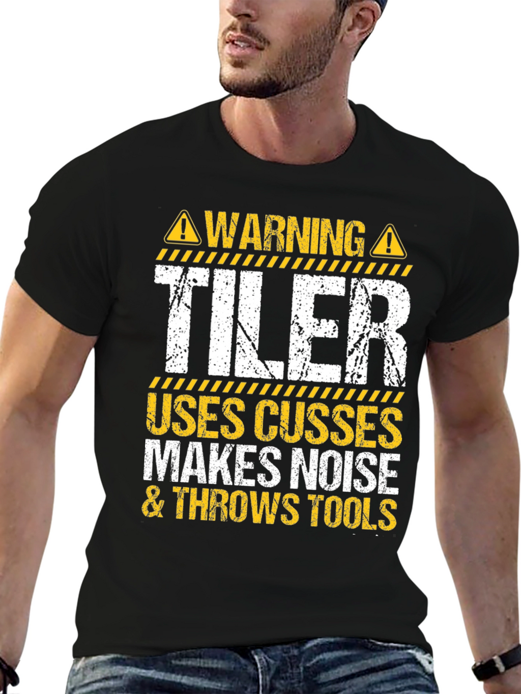 Warning Tiler Graphic Tee