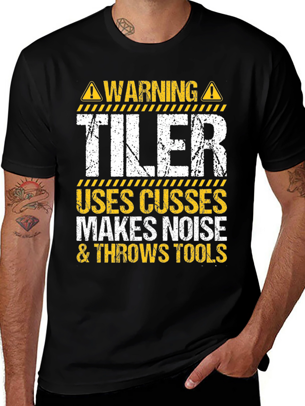 Warning Tiler Graphic Tee