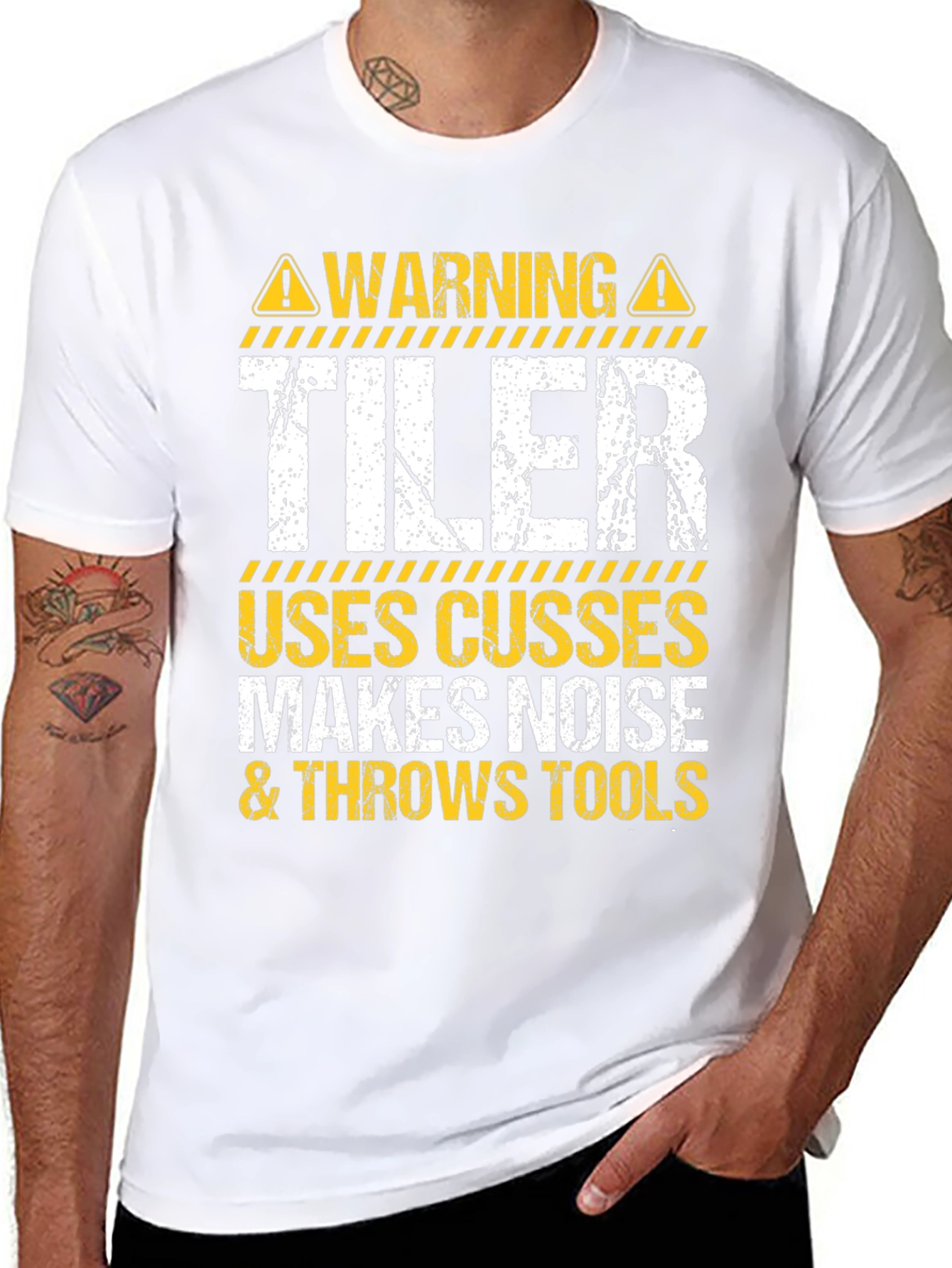 Warning Tiler Graphic Tee