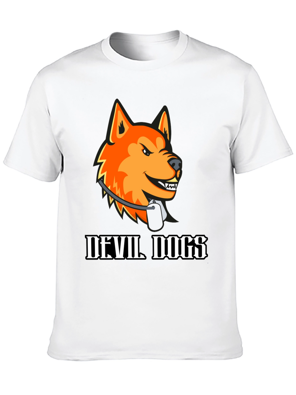 Devil Dogs Graphic Tee - Bold Animal Print Shirt