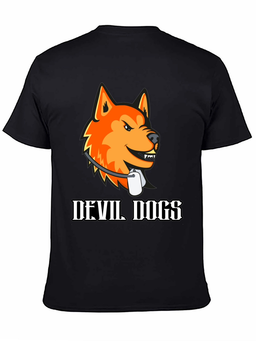 Devil Dogs Graphic Tee - Bold Animal Print Shirt