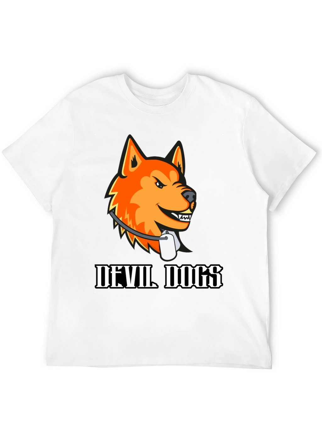Devil Dogs Graphic Tee - Bold Animal Print Shirt
