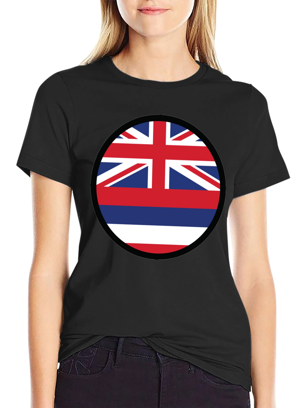 Hawaii Flag T-Shirt - Island Pride Crew Neck Tee