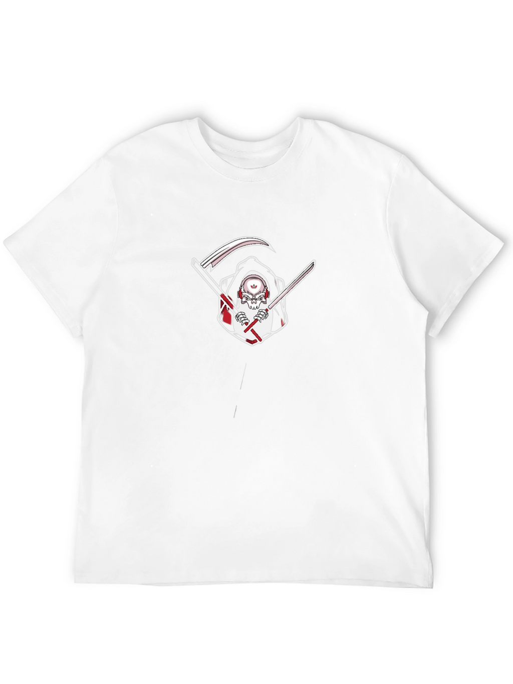 Reaper Graphic Tee - Edgy Skull Grim Reaper T-Shirt