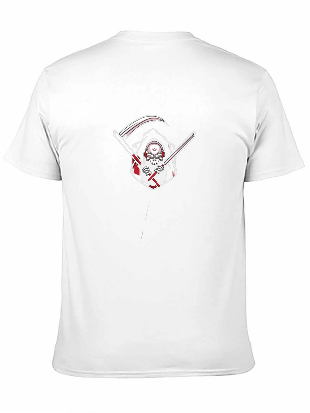 Reaper Graphic Tee - Edgy Skull Grim Reaper T-Shirt