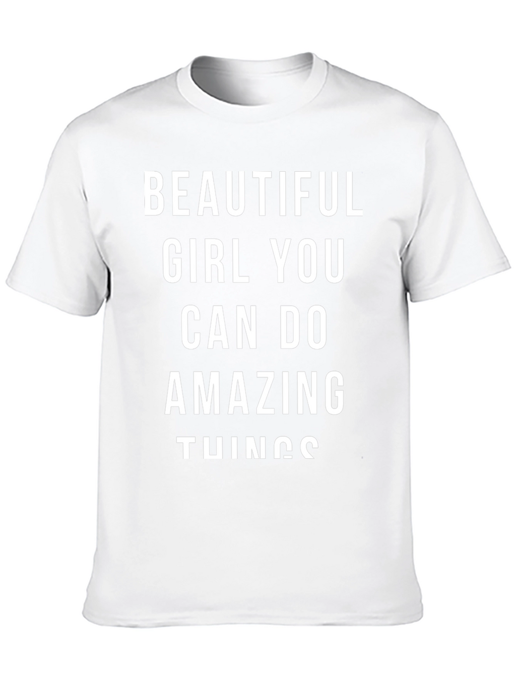 Inspirational Amazing Things Black Graphic Tee