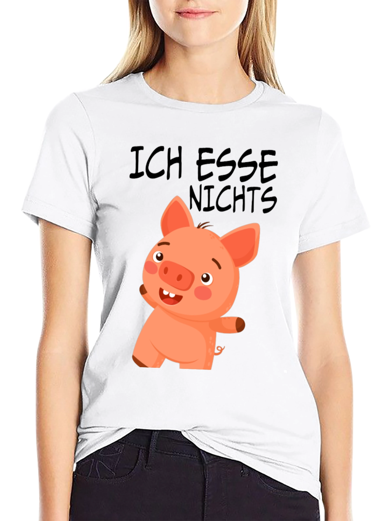 Ich Esse Nichts Funny Pig T-Shirt