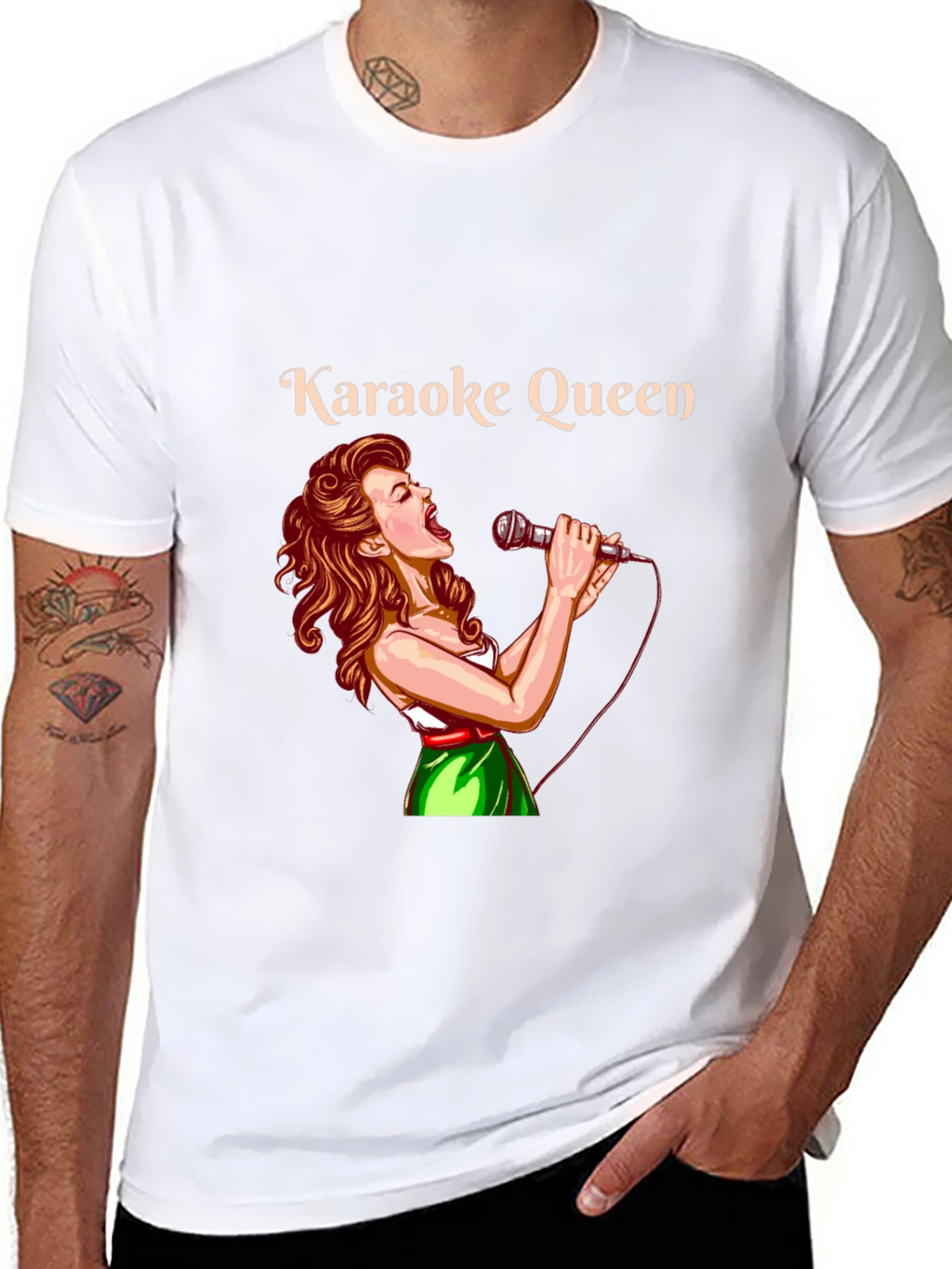 Karaoke Queen Graphic T-Shirt