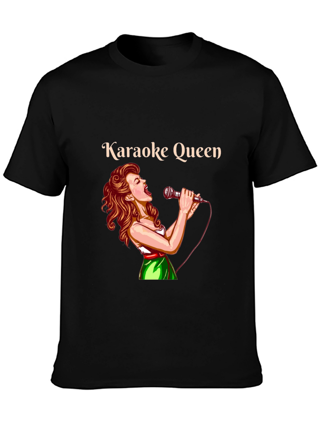Karaoke Queen Graphic T-Shirt