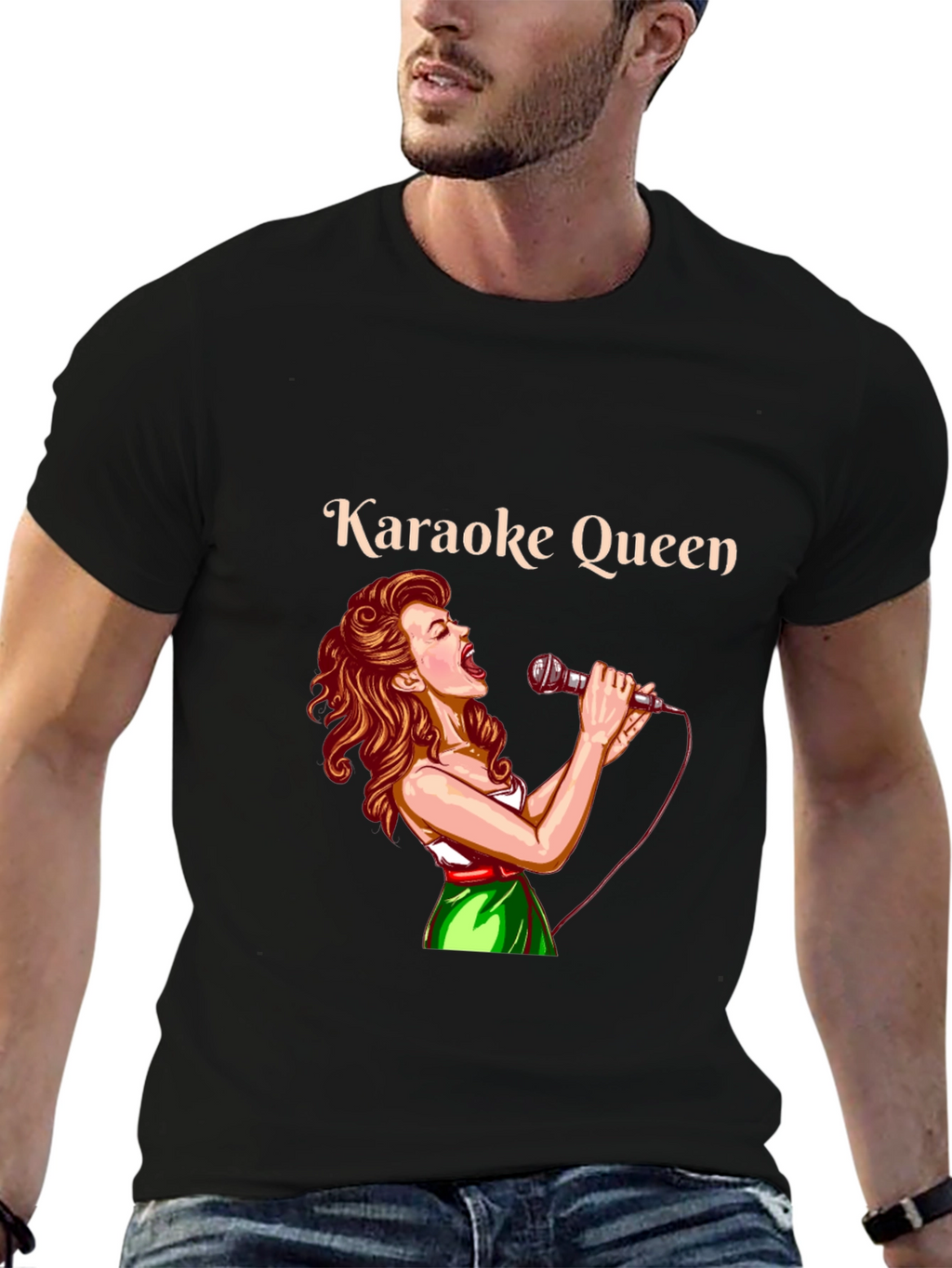 Karaoke Queen Graphic T-Shirt