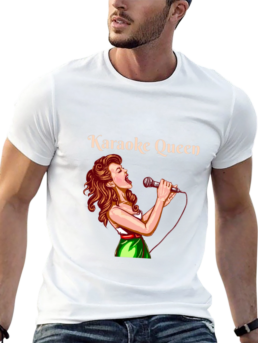 Karaoke Queen Graphic T-Shirt