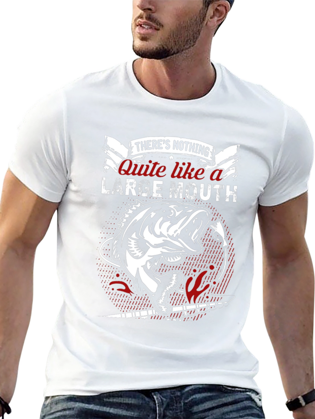 Large Mouth Bass Fishing T-Shirt