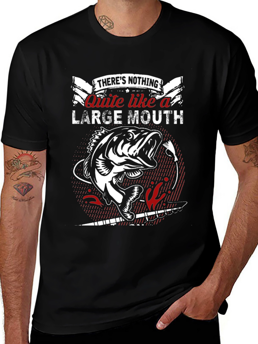 Large Mouth Bass Fishing T-Shirt