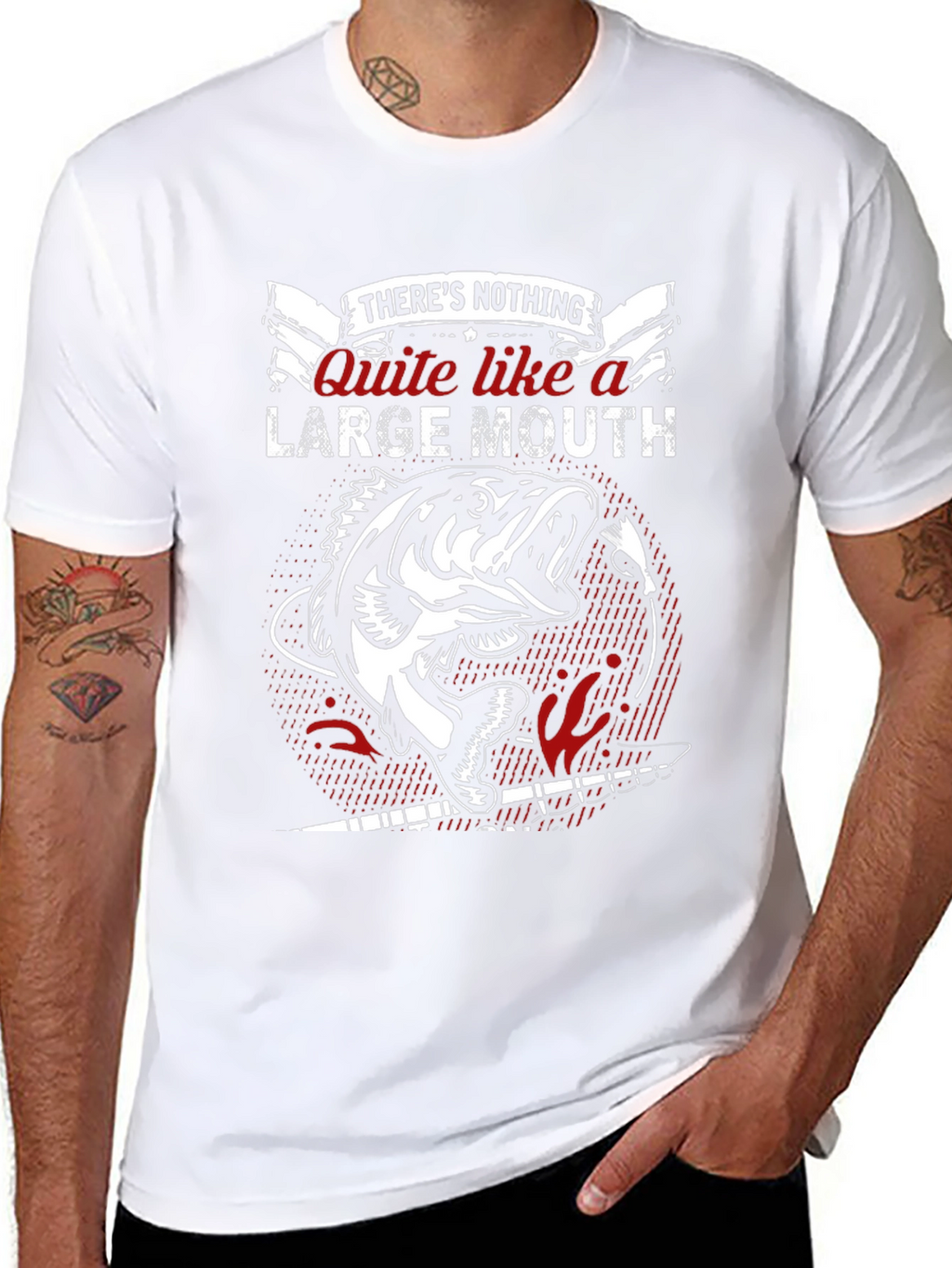 Large Mouth Bass Fishing T-Shirt