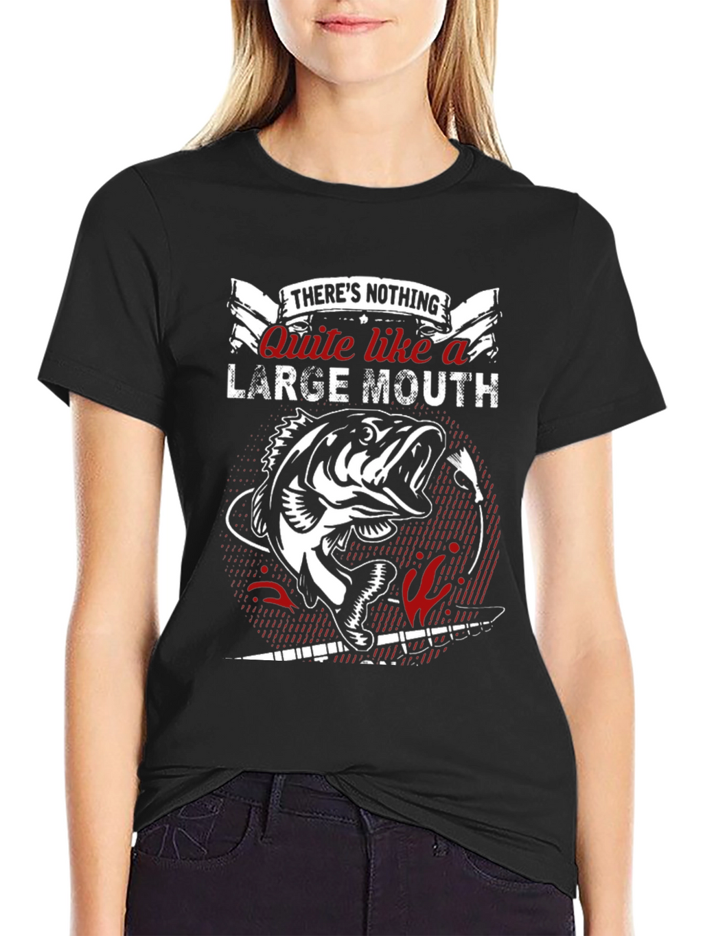 Large Mouth Bass Fishing T-Shirt