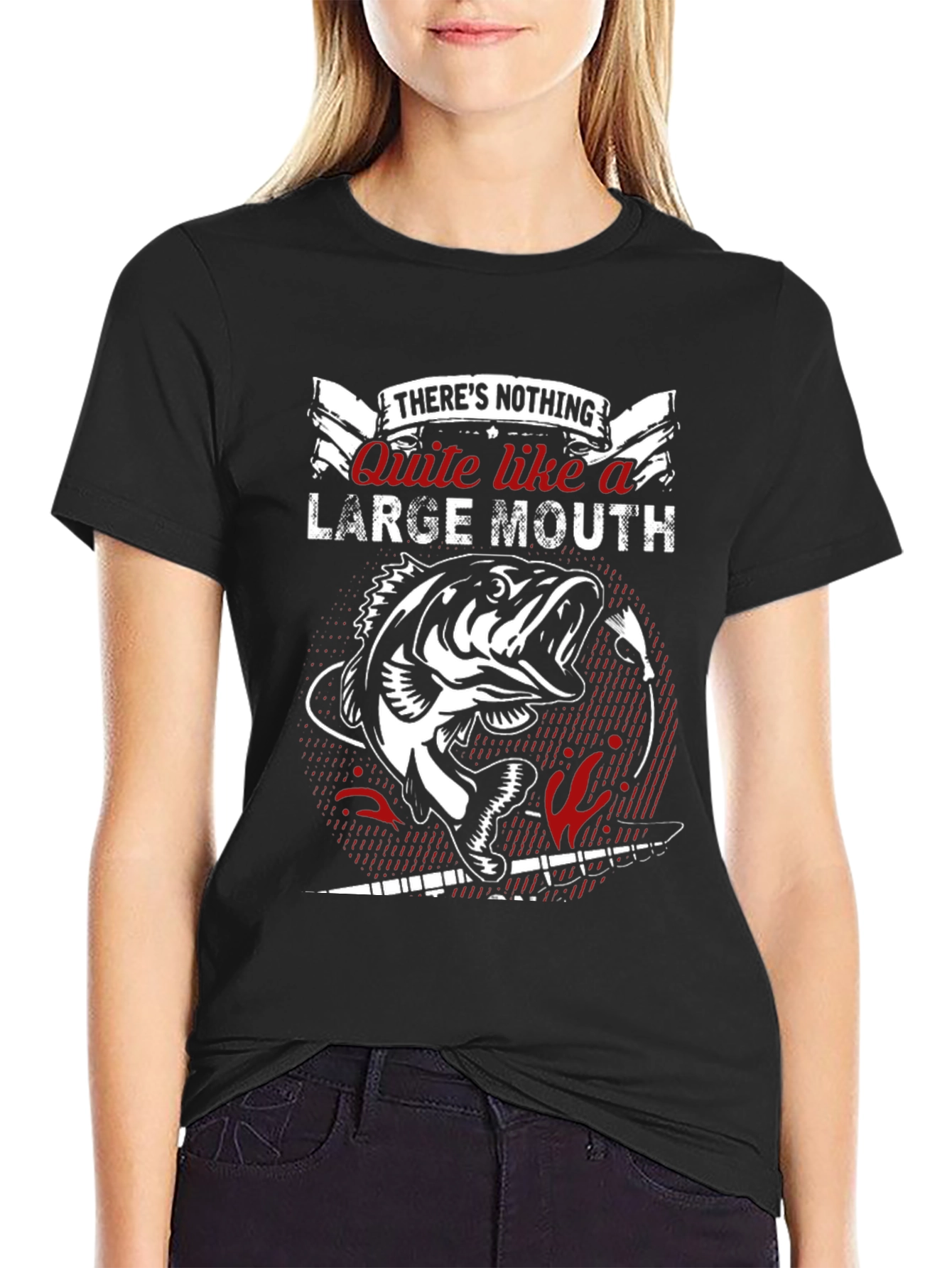 Large Mouth Bass Fishing T-Shirt