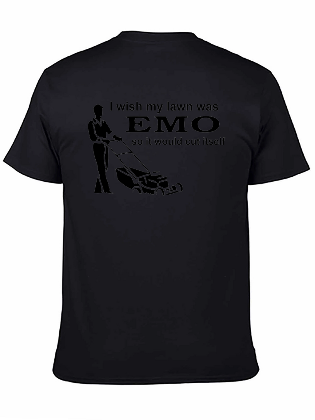 Emo Lawn T-Shirt - Funny Graphic Tee