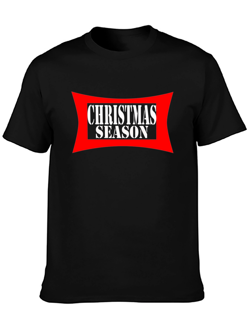 Christmas Season Graphic Tee - Black