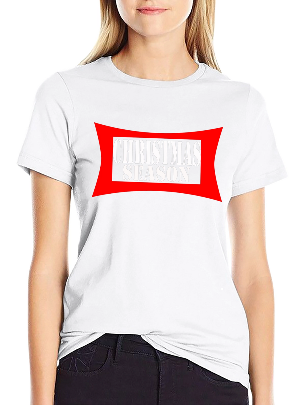 Christmas Season Graphic Tee - Black