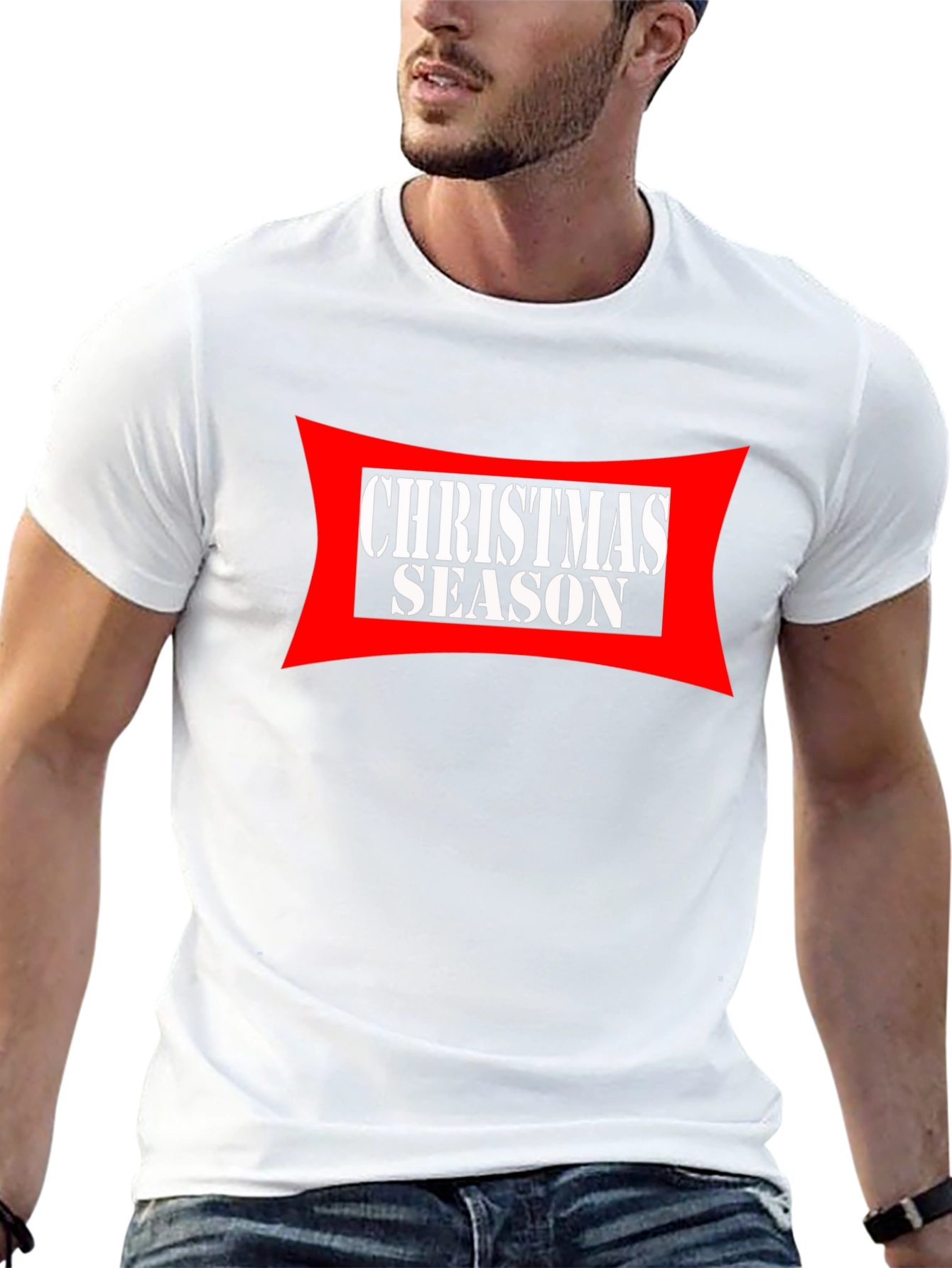 Christmas Season Graphic Tee - Black