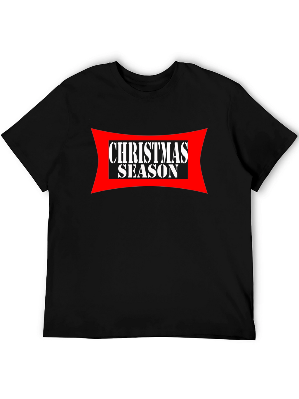 Christmas Season Graphic Tee - Black