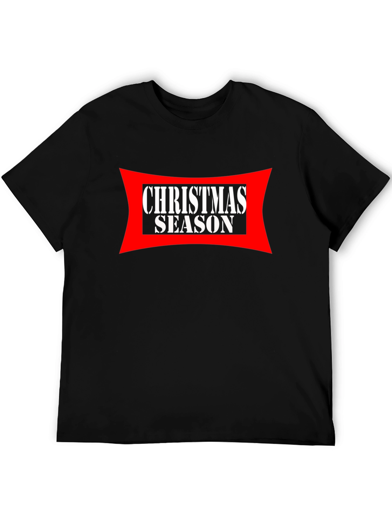 Christmas Season Graphic Tee - Black