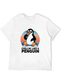 Chillin Penguin T-Shirt - Cool Graphic Tee