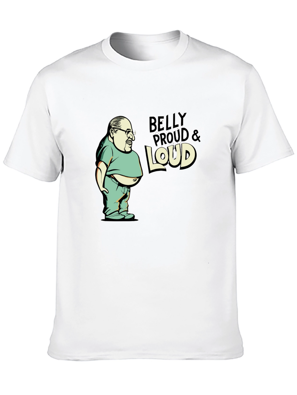 Belly Proud & Loud Black T-Shirt