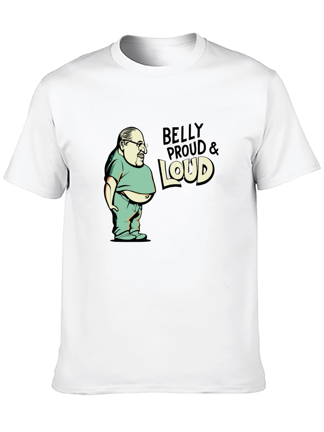 Belly Proud & Loud Black T-Shirt