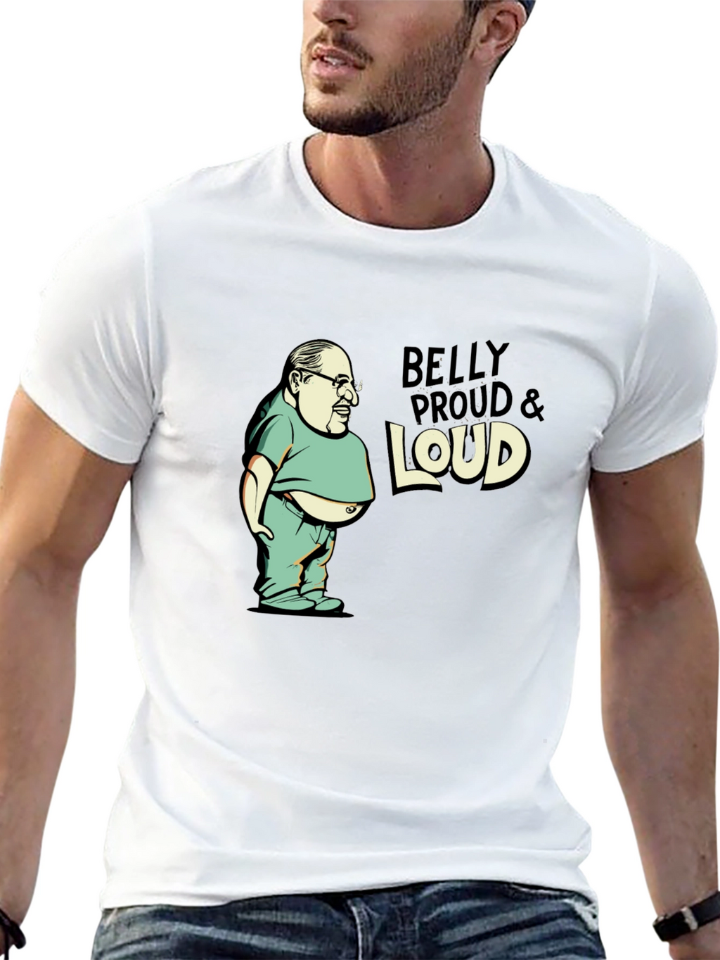 Belly Proud & Loud Black T-Shirt