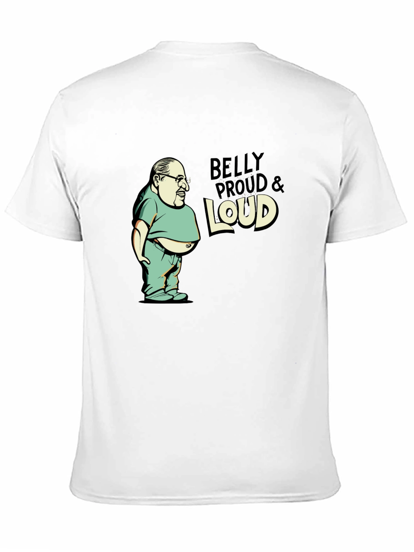 Belly Proud & Loud Black T-Shirt