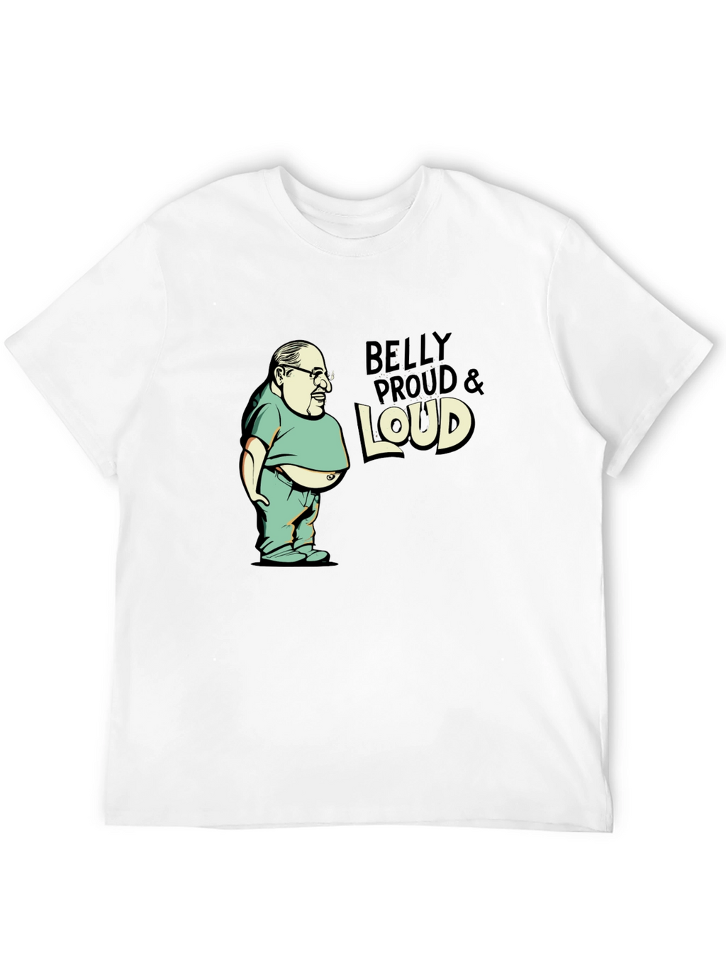 Belly Proud & Loud Black T-Shirt