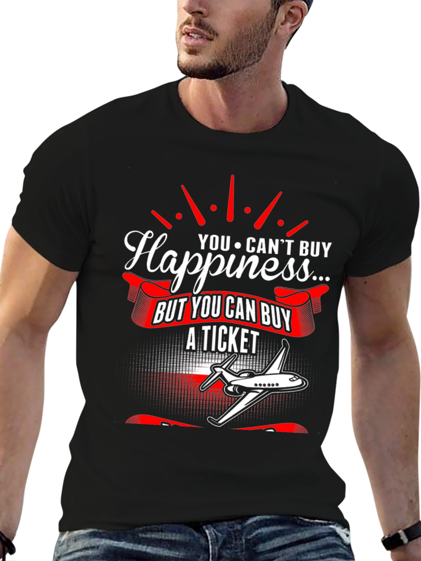 Happiness Ticket Graphic Tee