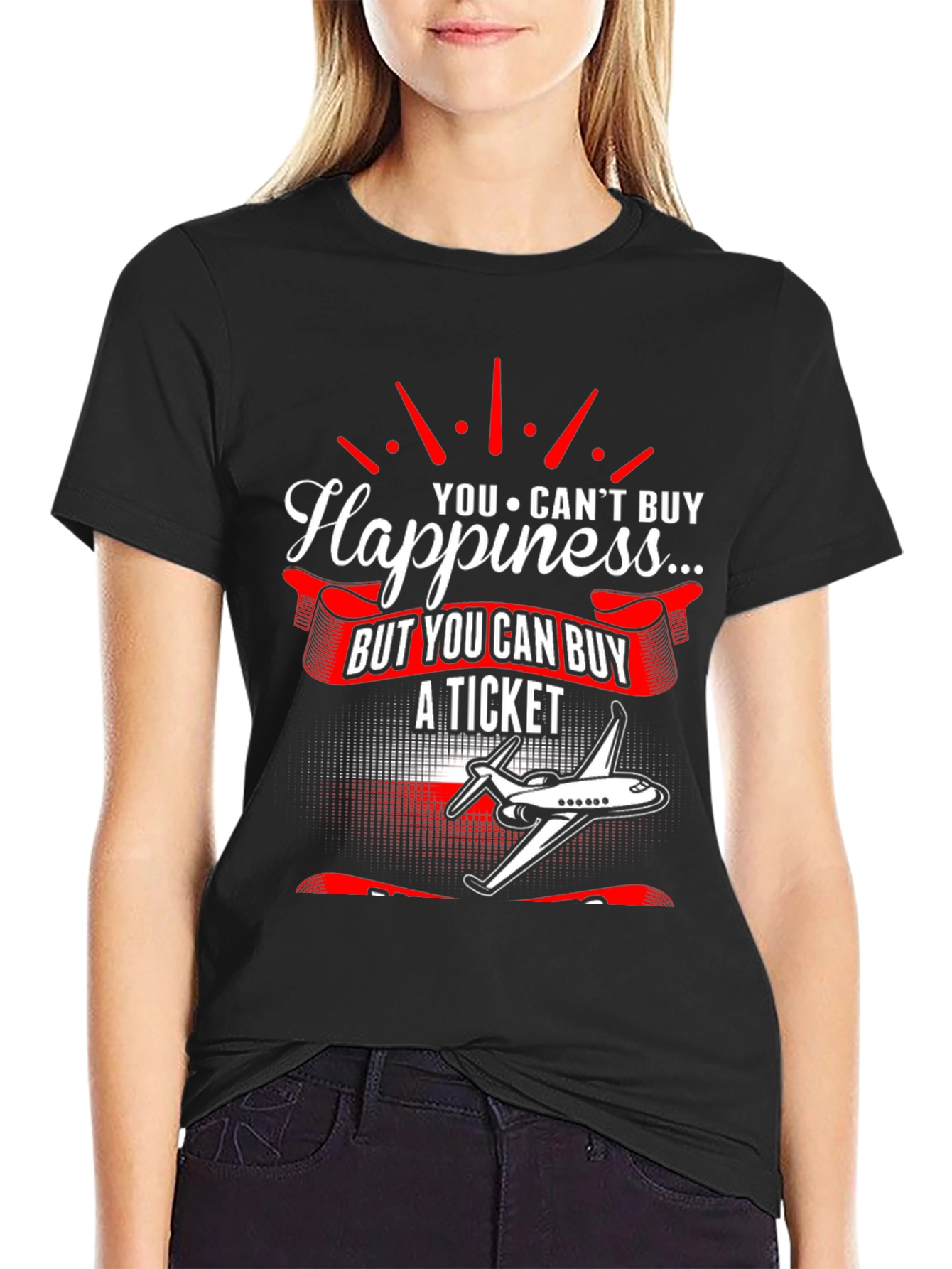 Happiness Ticket Graphic Tee