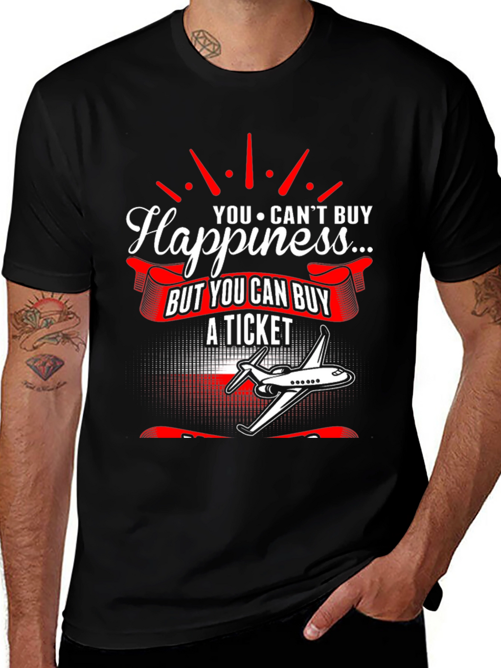 Happiness Ticket Graphic Tee