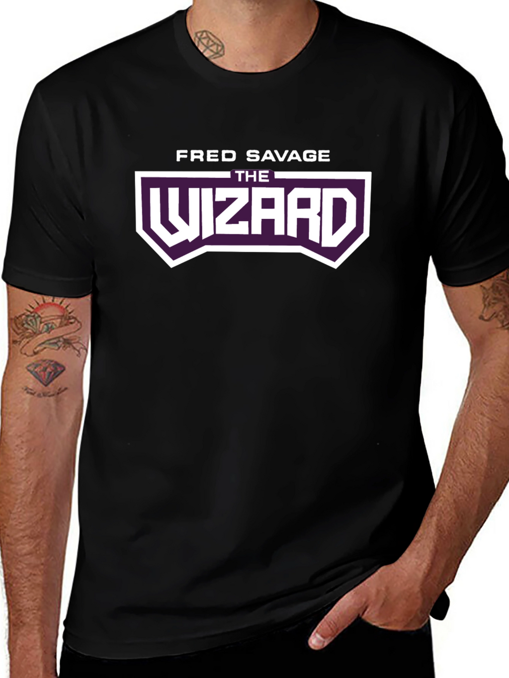 Fred Savage The Wizard Movie Black T-Shirt