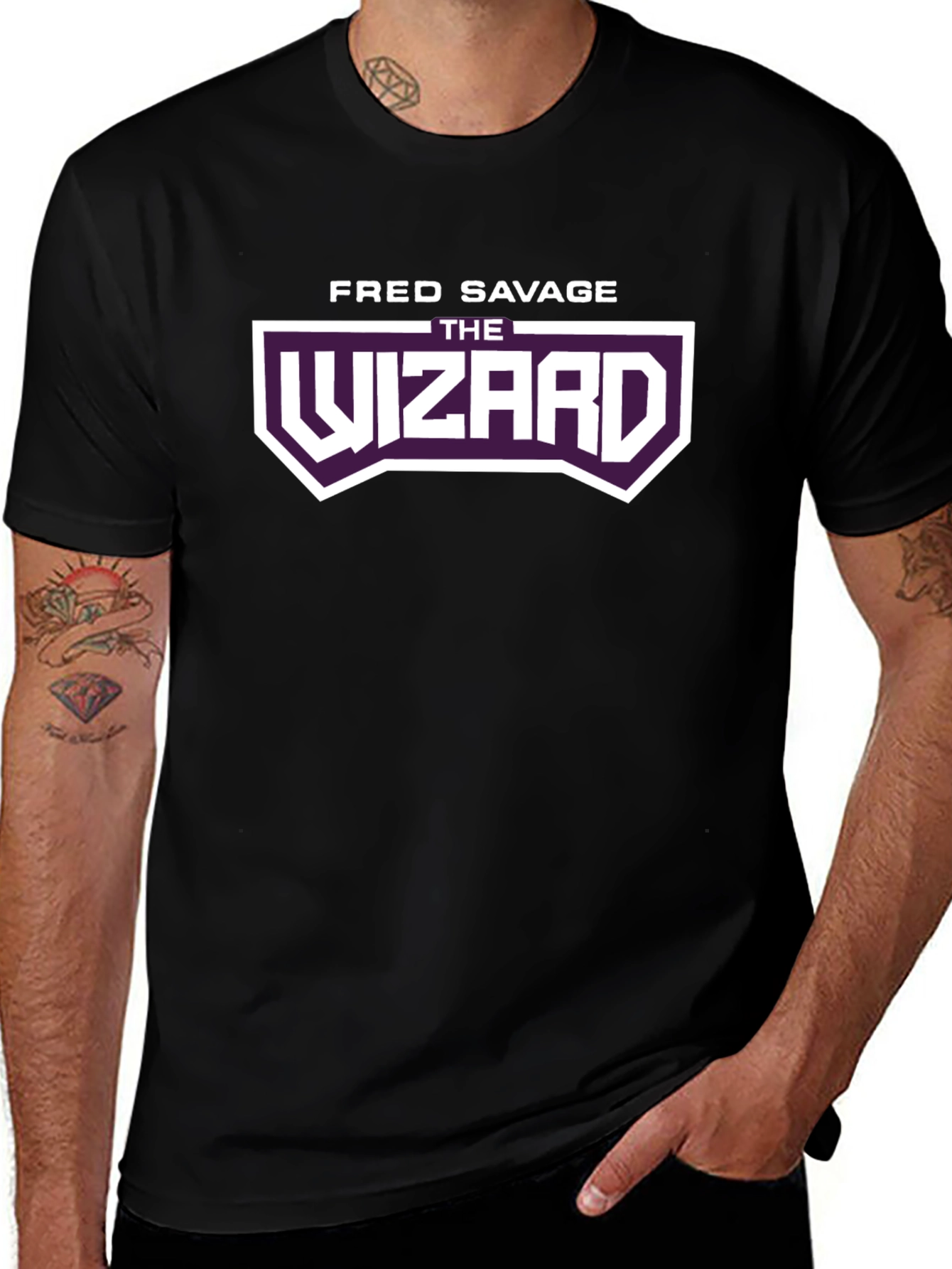 Fred Savage The Wizard Movie Black T-Shirt