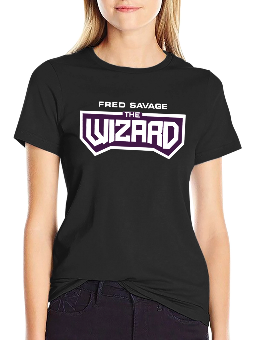 Fred Savage The Wizard Movie Black T-Shirt